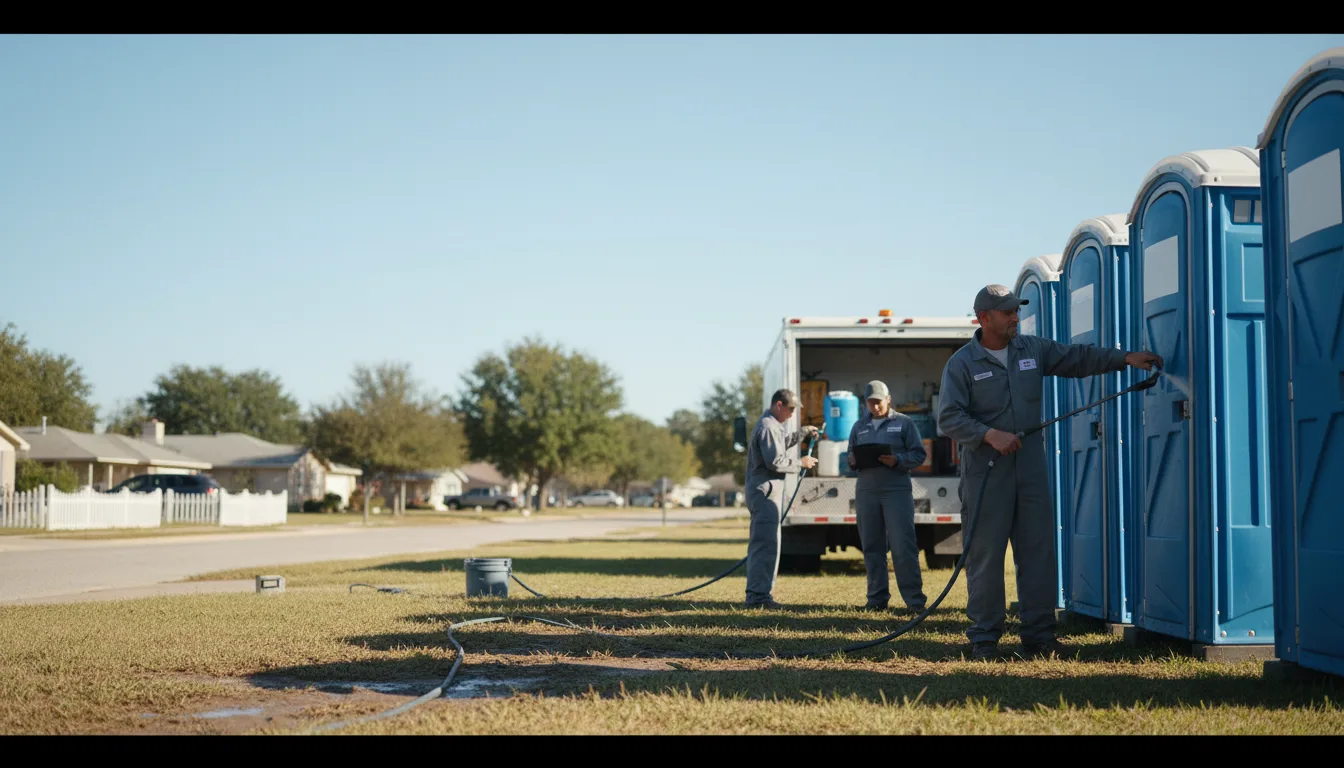 Long-Term Portable Toilet Rental in Brent, AL near me